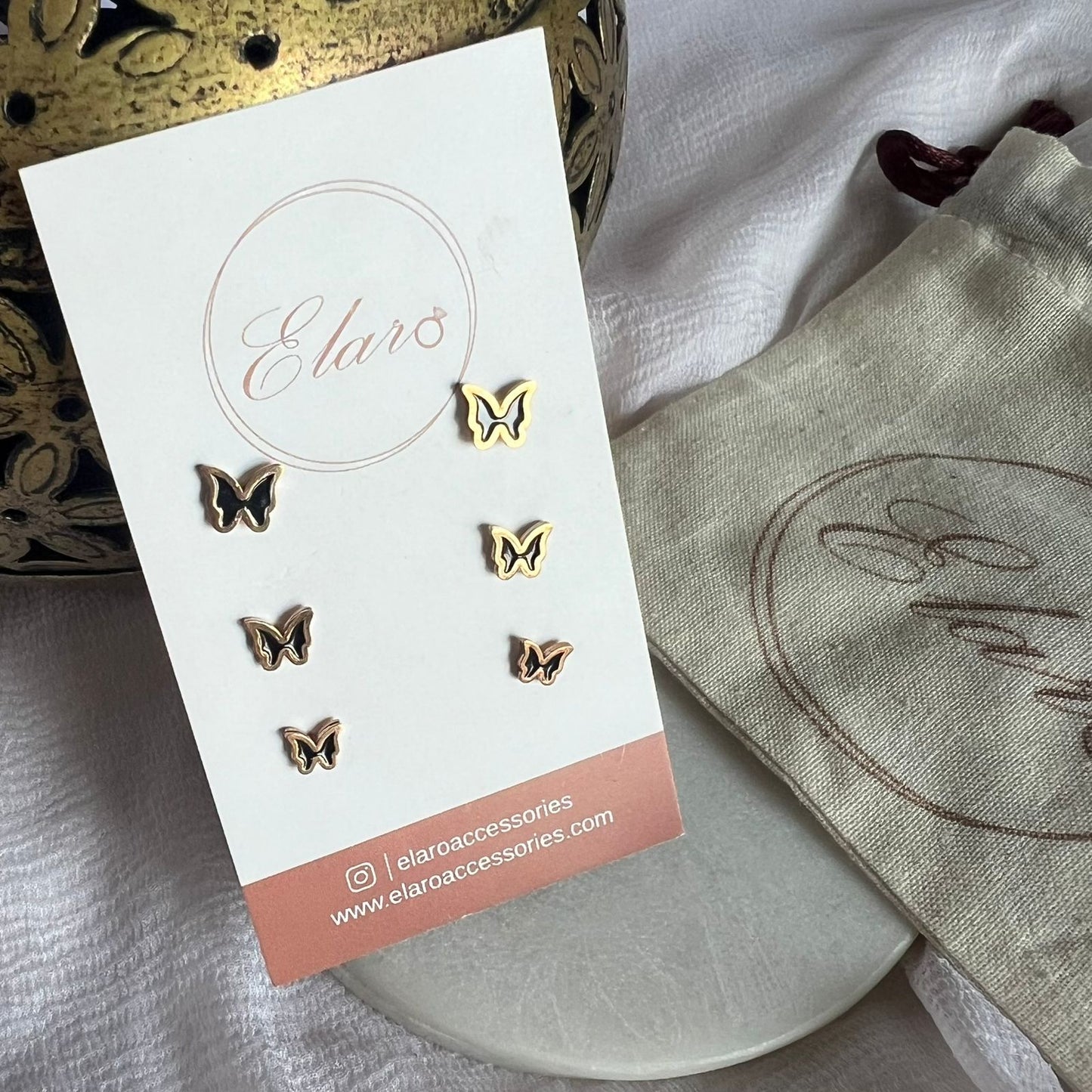 Bronze Stud Butterfly