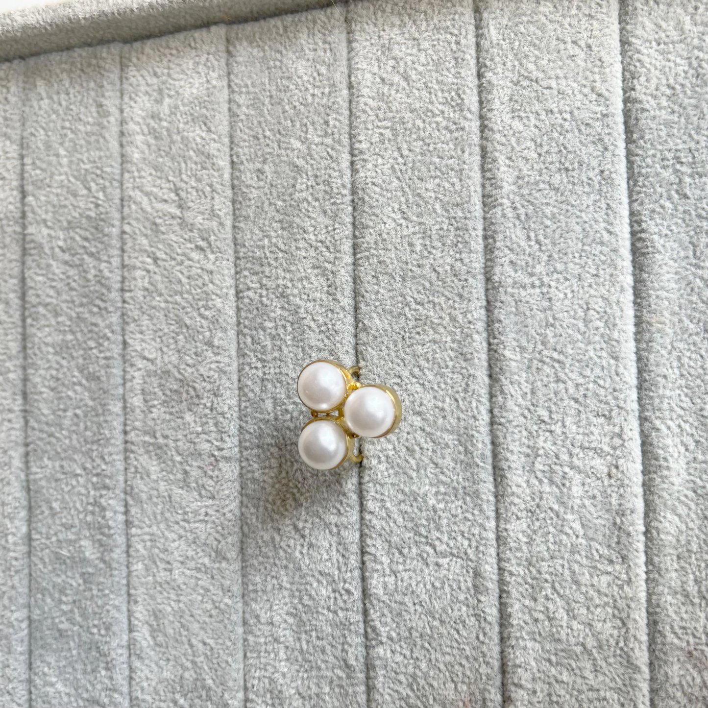 Opal Tide Brass Adjustable Ring
