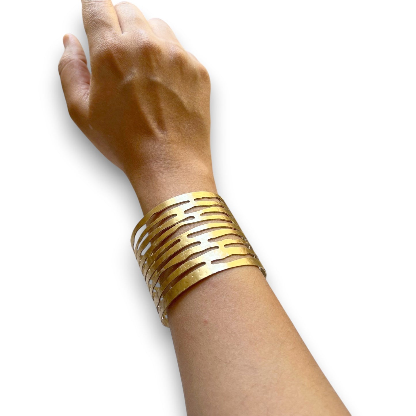 Rustic Charm Brass Adjustable Bracelet