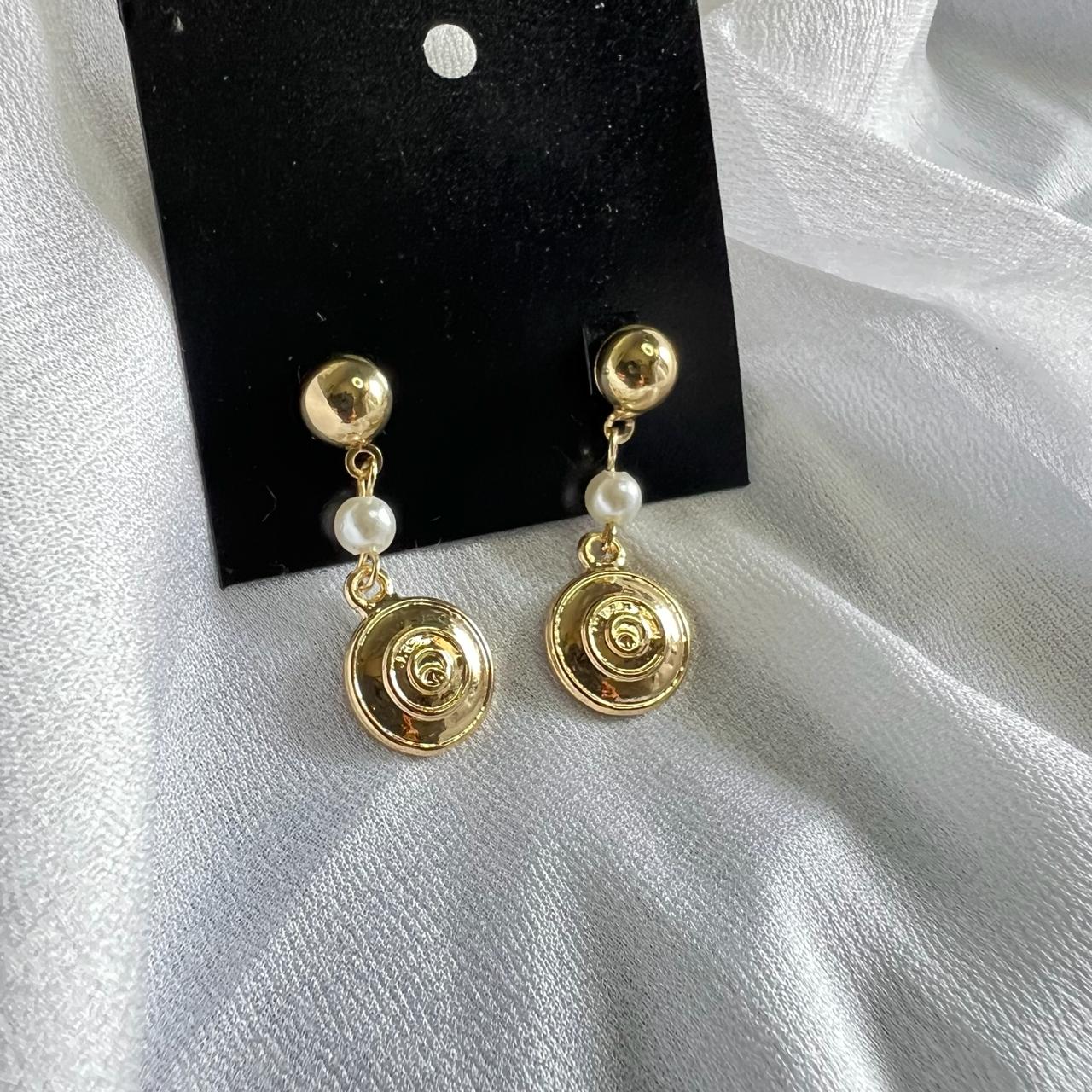 Dainty Shield Earrings