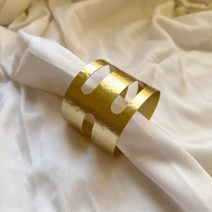 Boho Blaze Brass Adjustable Bracelet