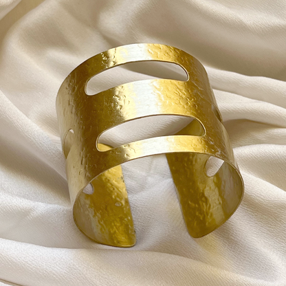 Boho Blaze Brass Adjustable Bracelet