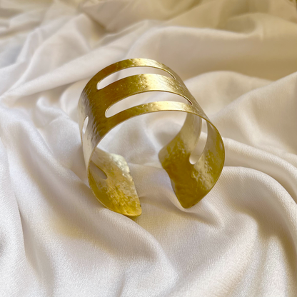 Boho Blaze Brass Adjustable Bracelet