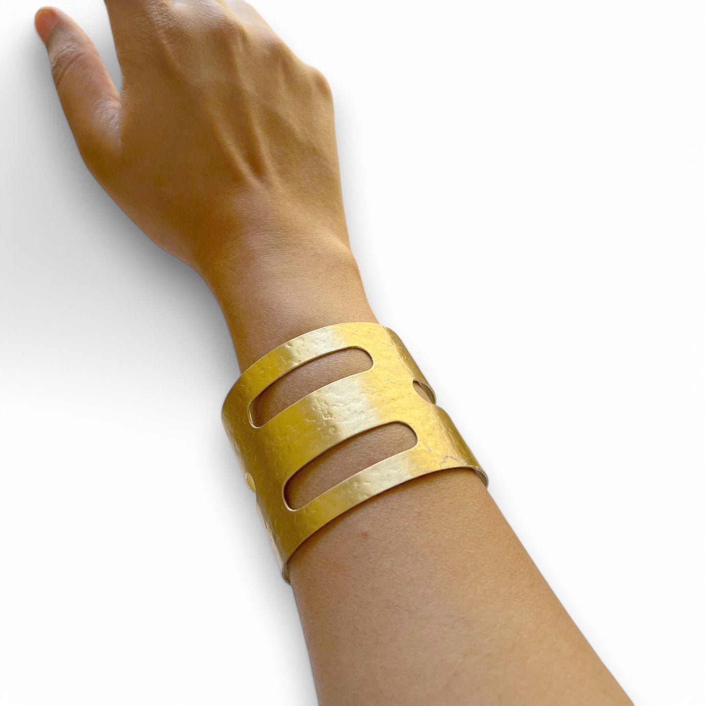 Boho Blaze Brass Adjustable Bracelet