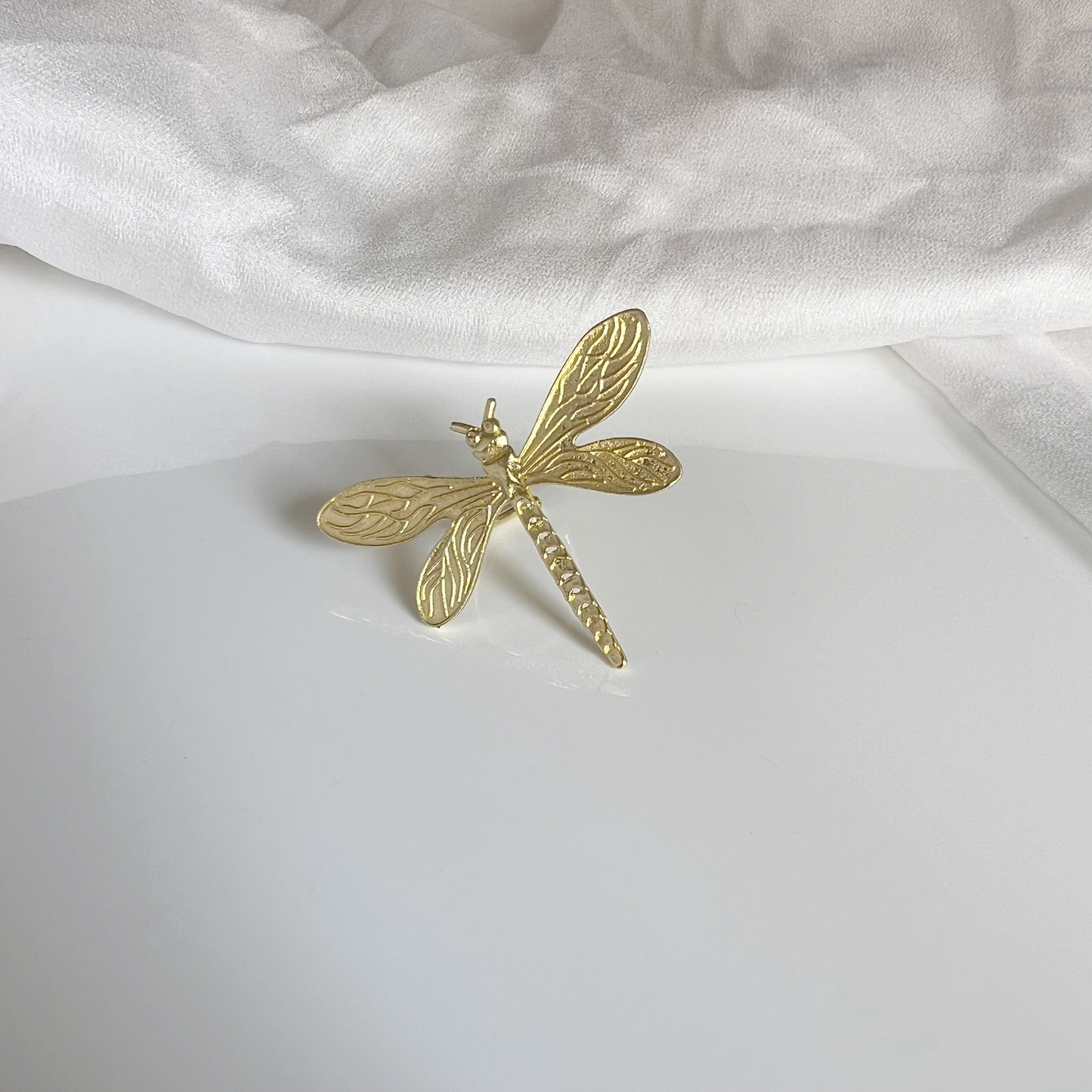 Dragonfly Brass Adjustable Rings