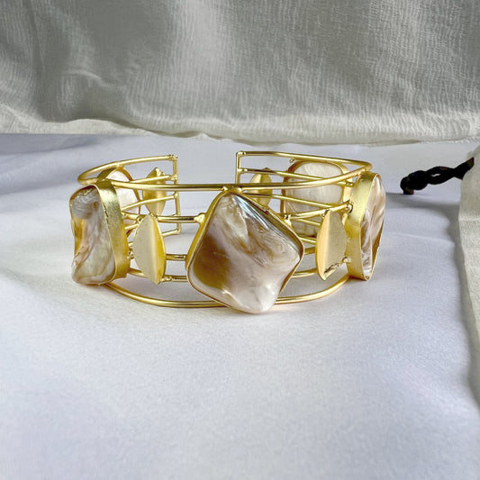 Ivory Bloom Cuff