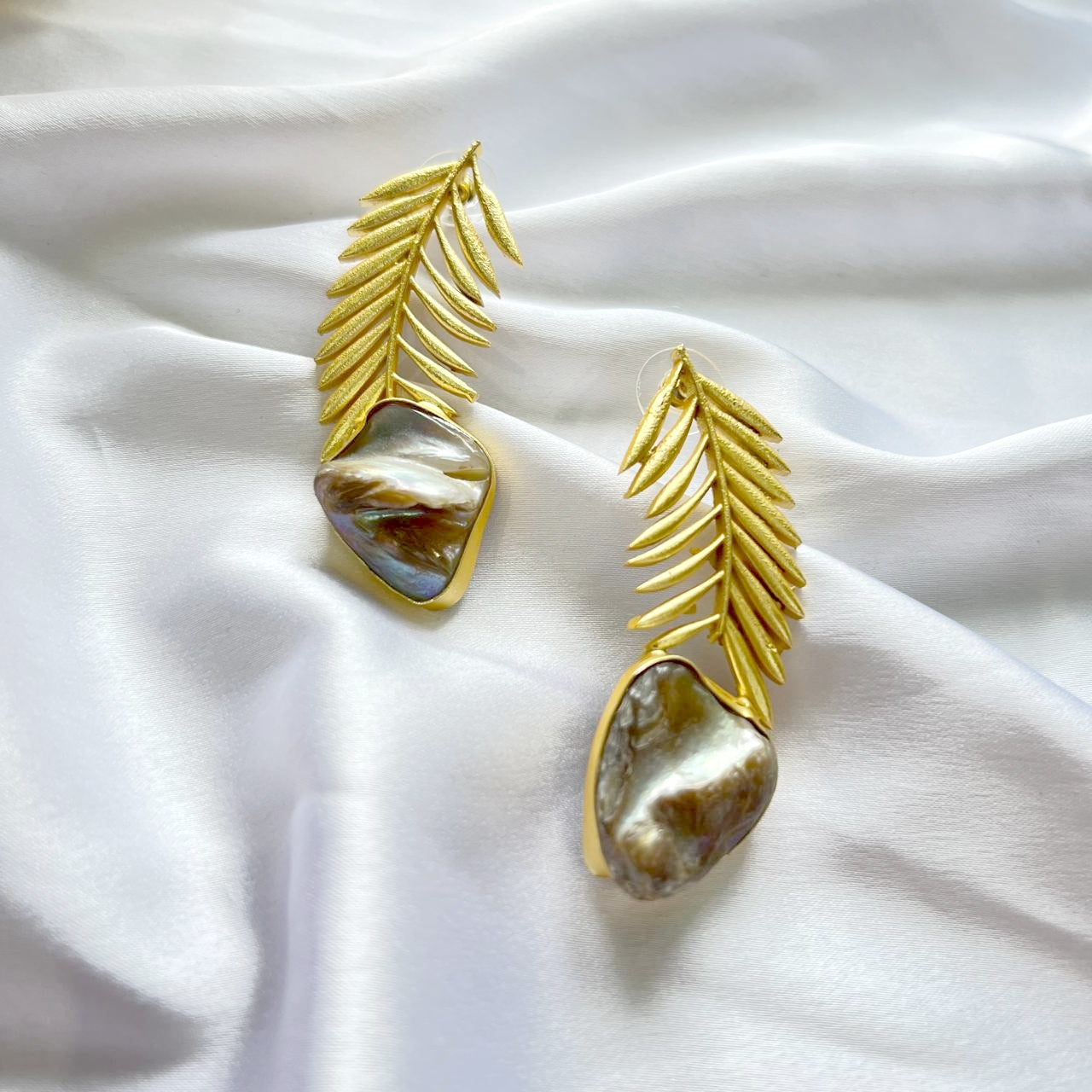 Ivory Quill Earrings