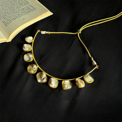 Ivory - The Mother of Pearl Choker