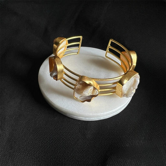Ivory Bloom Cuff