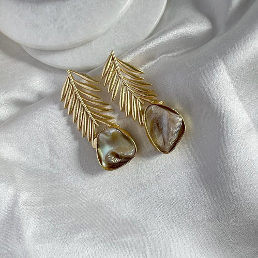 Ivory Quill Earrings