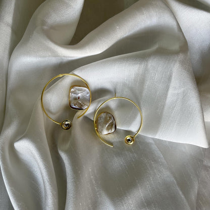 Marbel Essencce Hoop Earrings