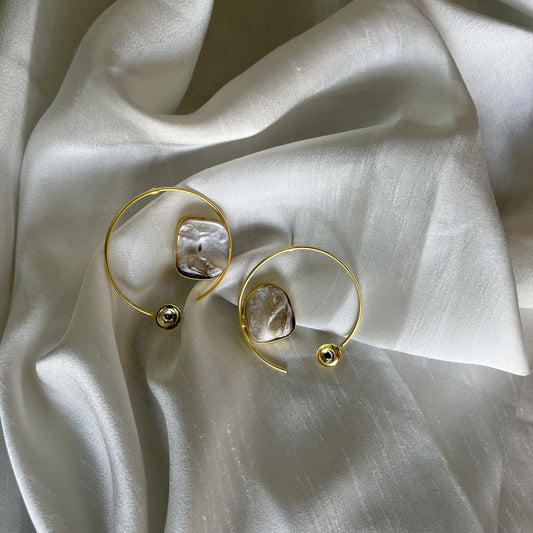 Marbel Essencce Hoop Earrings
